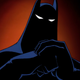 A silhouette of Batman cracks his knuckles in anticipation of taking down some bad guys.